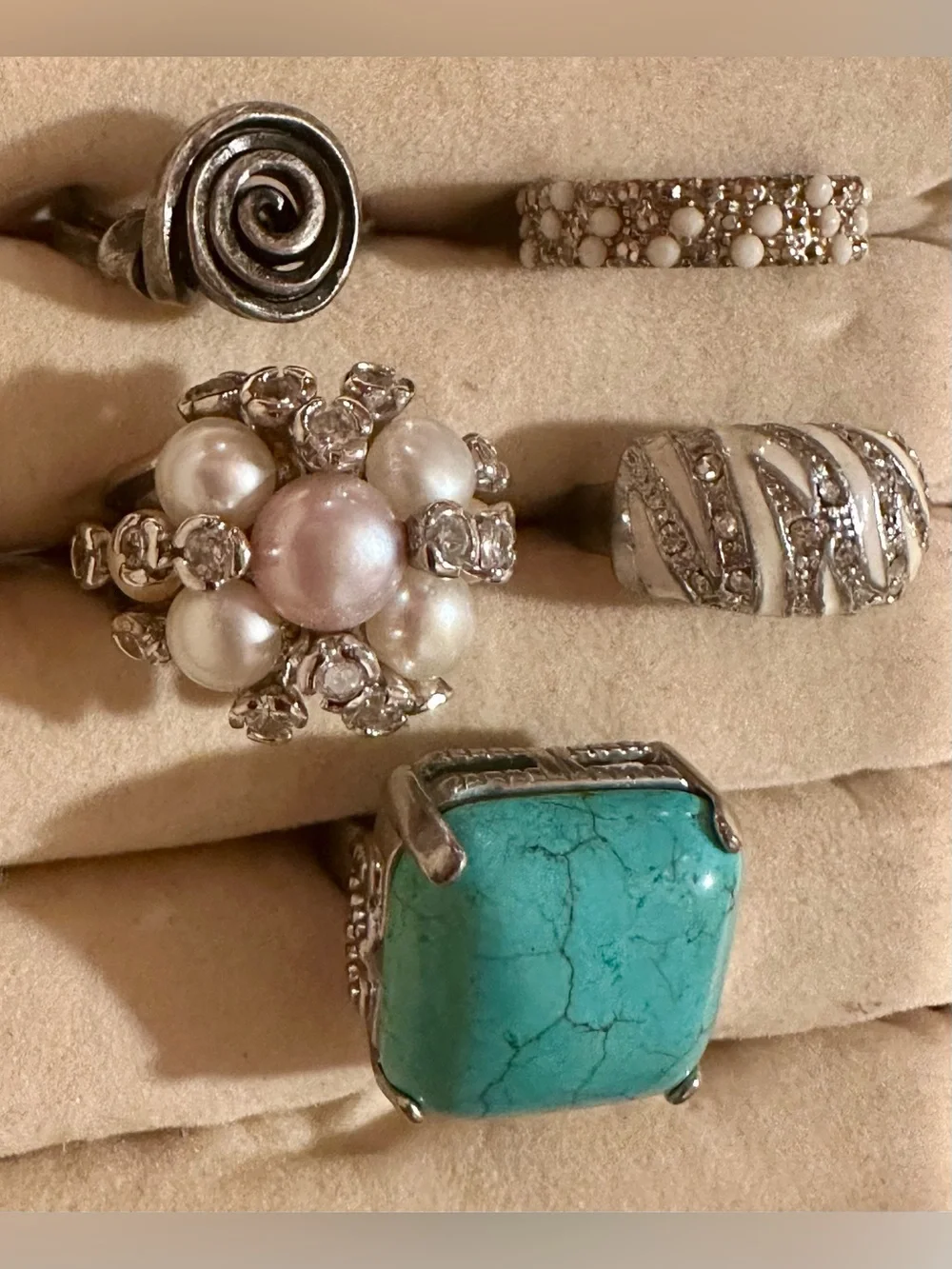 Size 9 Ring Collection- lot of 5